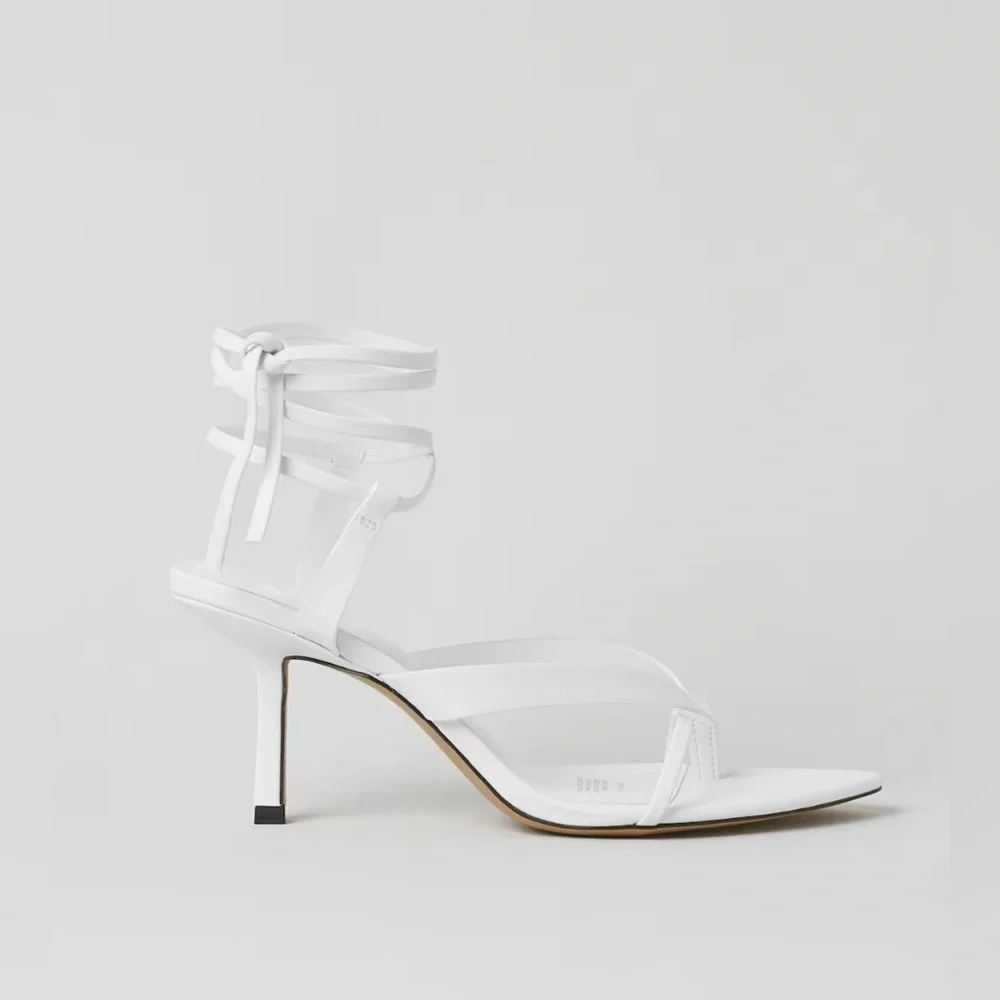 H&M TIE-STRAP SANDALS - Picture 5 of 5
